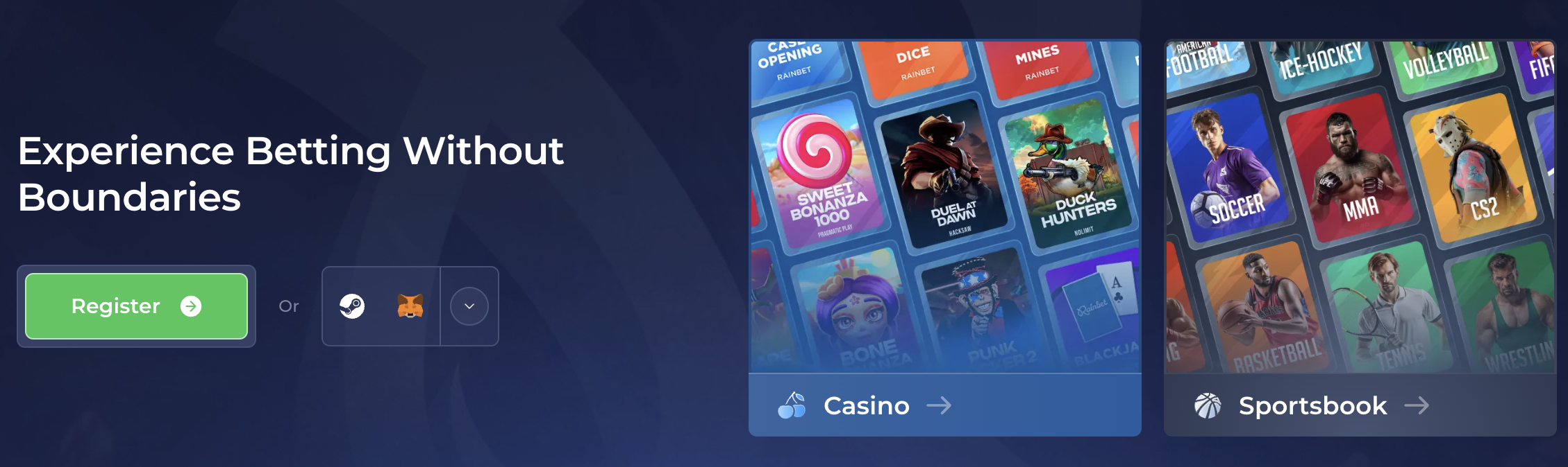 Rainbet Casino – Zakłady bez ograniczeń